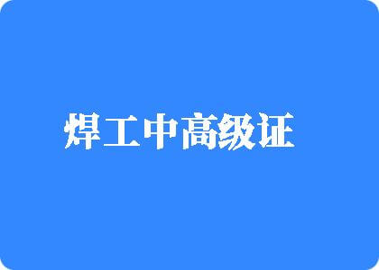 操逼男人干女人网址焊工中高级证